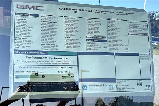 2026 GMC Sierra 2500 HD SLT