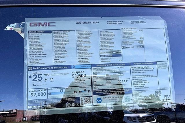 2026 GMC Terrain AT4