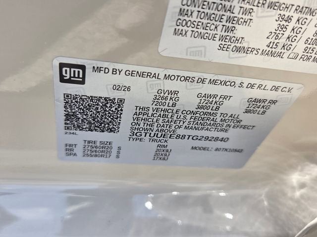 2026 GMC Sierra 1500 AT4