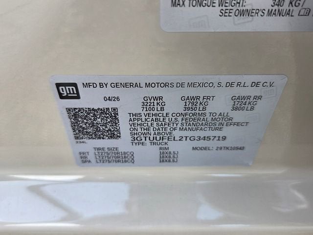 2026 GMC Sierra 1500 AT4X