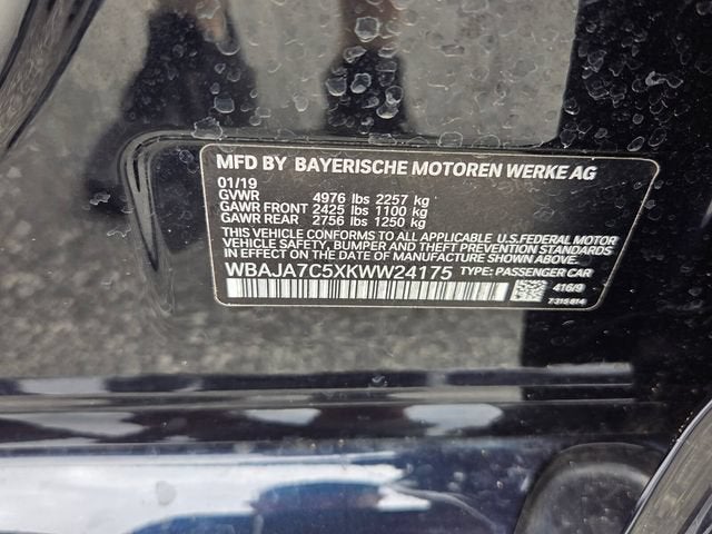 2019 BMW 5 Series 530i xDrive