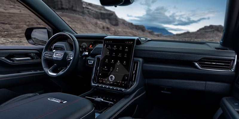 2026 GMC Yukon interior dashboard and touchscreen