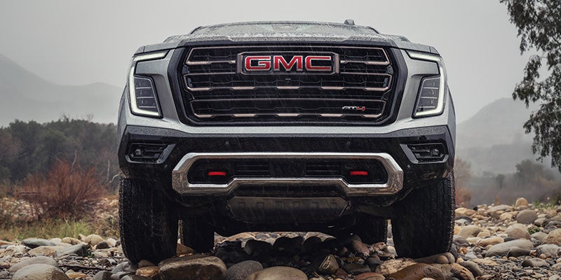 2026 GMC Yukon front grille and safety features
